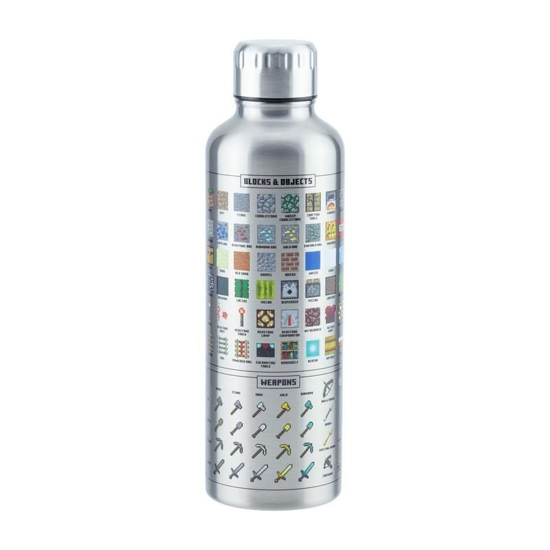 Botella Metálica Minecraft