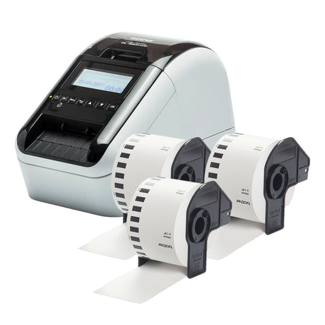 EAN 4977766827171 - Brother QL-820NWBCVM impresora de etiquetas Térmica directa Color 300 x 600 DPI 176 mm/s Inalámbrico y al imagen 4