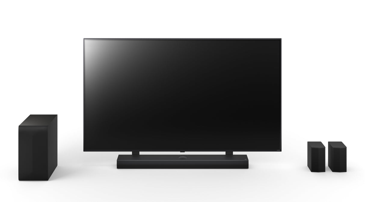 Barra De Sonido Lg S70tr Black   Con Subwoofer Inalámbrico Y Traseros 500w 5.1.1ch