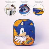 Mochila 3d Sonic The Hedgehog 31cm
