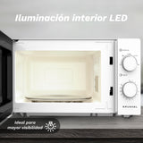 EAN 8426156019123 - Grunkel MW-20EASY microondas Blanco, Negro Solo microondas Encimera 20 L 700 W imagen 3