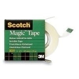 Scotch Magic Cinta Adhesiva Invisible 810 Rollo 19mm X 66m Caja Individual