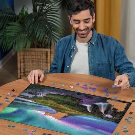 Ravensburger Puzzle Power Of Nature - Nordlichter Über Kirkjufell (1000 Teile) 12001744