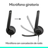 EAN 5099206132733 - Logitech H390 USB Alámbrico Diadema Llamadas/Música USB Tipo C Negro imagen 8