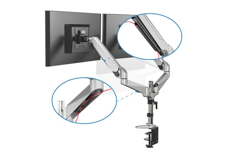 EAN 4016032385370 - Digitus DA-90353 soporte para monitor 68,6 cm (27") Escritorio Negro, Plata imagen 3
