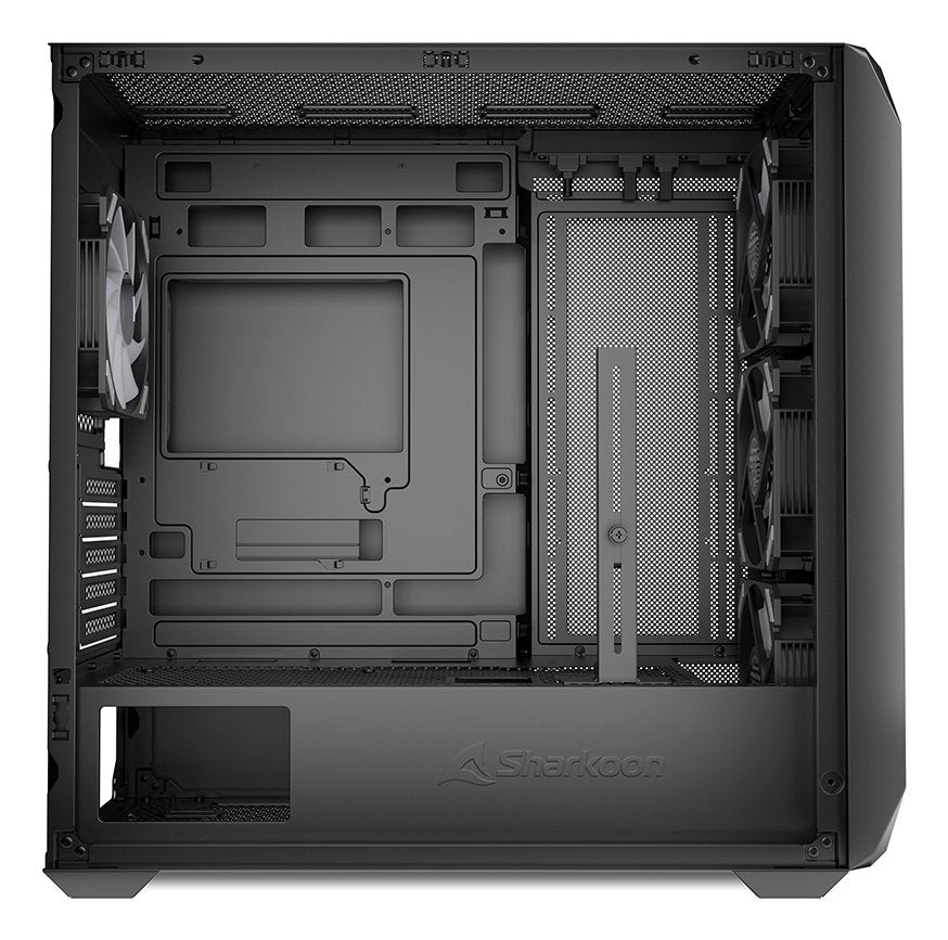 Caja Pc Sharkoon Mk3 Rgb Negra, Vidrio Templado 4044951041749