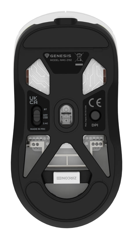 EAN 5901969444834 - GENESIS Zircon 660 ratón Juego mano derecha RF Wireless + Bluetooth + USB Type-A Óptico 12000 DPI imagen 11