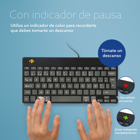 EAN 8719274491422 - R-Go Tools RGOCOBEWDBL teclado USB Belga imagen 6