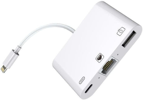 EAN 5704174045458 - Microconnect LIGHT-HUB2 base para portátil y replicador de puertos Lightning Blanco imagen 1