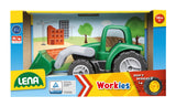 Lena Workies Tractor     With Shovel Box