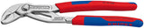 Knipex 87 05 250, Alicate Machihembrado, 5 Cm, 4,6 Cm, Acero Cromo Vanadio, Azul/Rojo, 25 Cm