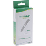 Inline® 4 Pcs. Slot Bracket With Hole For 9 Pin Sub-D Macho Or Female
