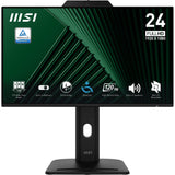 Msi Pro Mp242pmgde, Monitor Led 60 Cm (23,8 Pulgadas), Negro, Fullhd, Ips, Webcam, Micrófono, Hdmi, Dp, Vga, Hub Usb, Panel 120hz 9s6-3pd89t-002