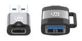 EAN 0766623356329 - Manhattan 356329 cambiador de género para cable Negro, Gris imagen 3