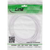 Cable De Extensión De Cc Inline, Enchufe De Cc Macho/Hembra De 5,5 X 2,5 Mm, Awg 18, Blanco, 3 M