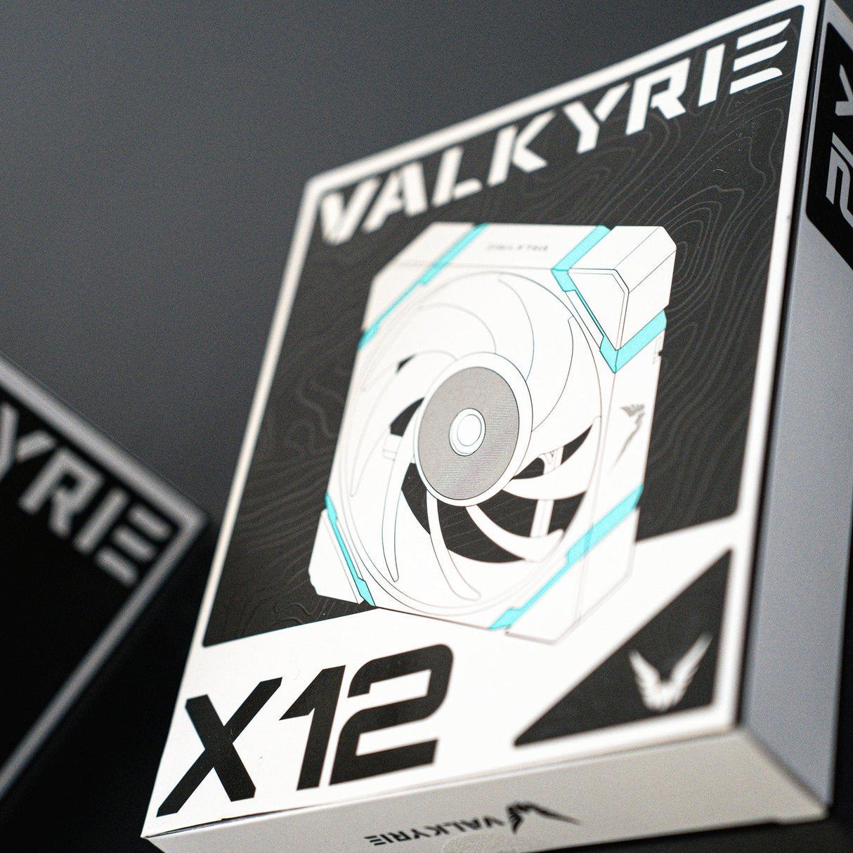 Ventilador  Valkyrie X12r Argb 120, De Caja Blanco Vk-Fanx12rw