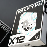 Ventilador  Valkyrie X12r Argb 120, De Caja Blanco Vk-Fanx12rw