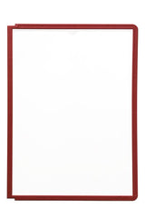 Panel Indicador Durable Sherpapanel A4 Rojo