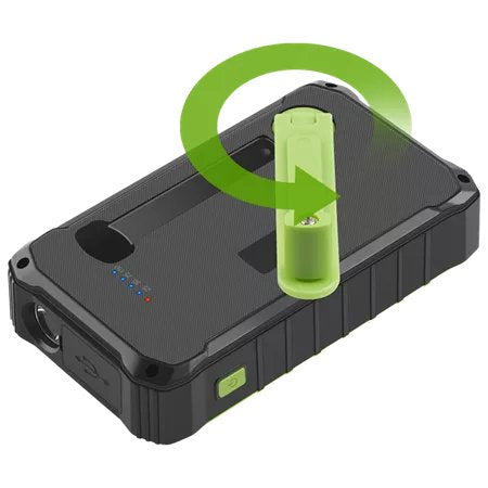 Denver Powerbank Solar Pso-10012 10000mah +  Hand Crank Dynamo