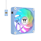 Ventilador Pc Thermaltake Ct140 Ex Reverse Argb Sync Pc Cooling Fan Azul Claro, Paquete De 3, 140 Mm Cl-F199-Pl14bu-A