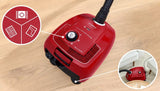 Aspirador Serie De Hogar De Bosch  4 Bgd38rd1h De Bidón Rojo