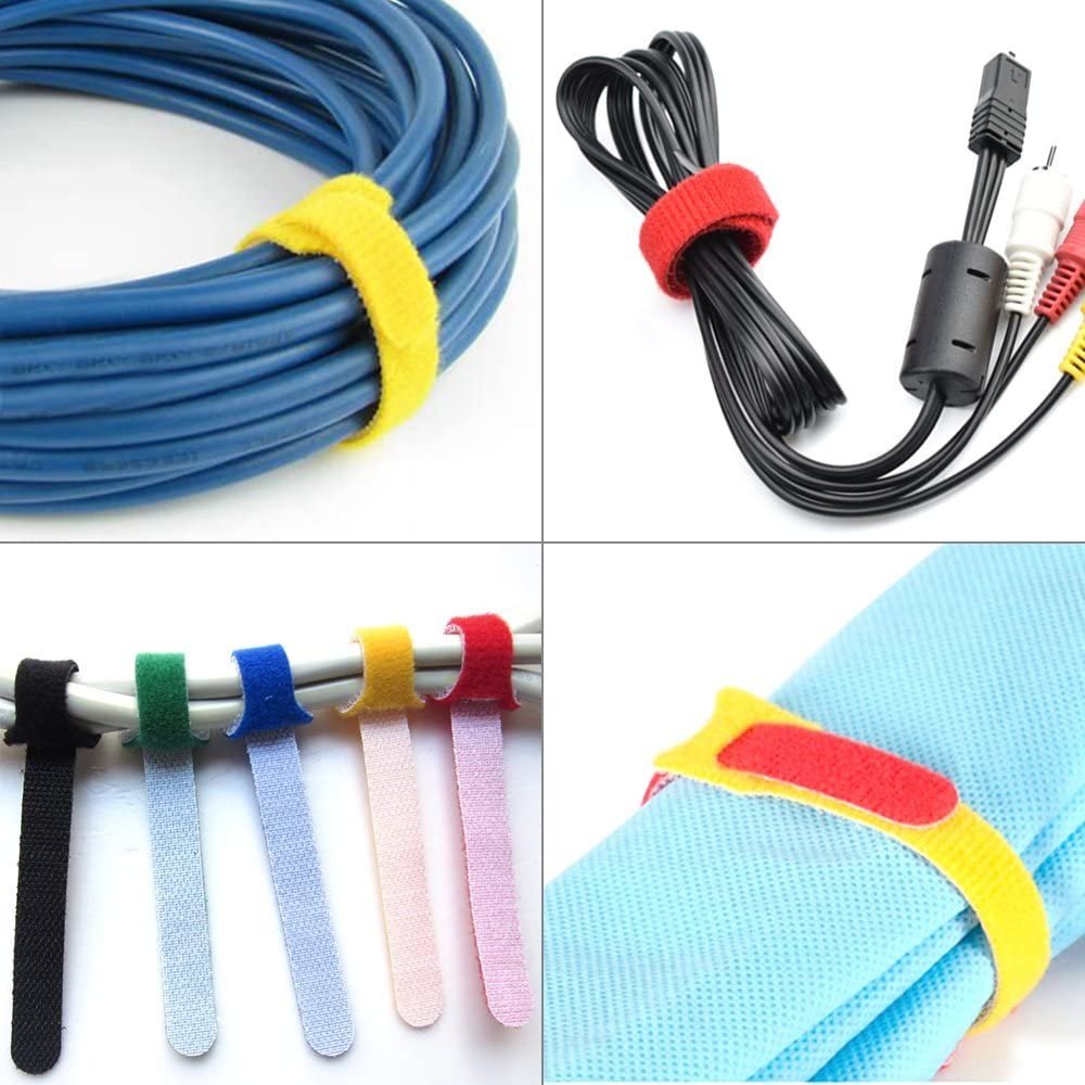 EAN 8051128109528 - Techly 109528 presilla Soporte de sujeción de cables Velcro Multicolor 10 pieza(s) imagen 8