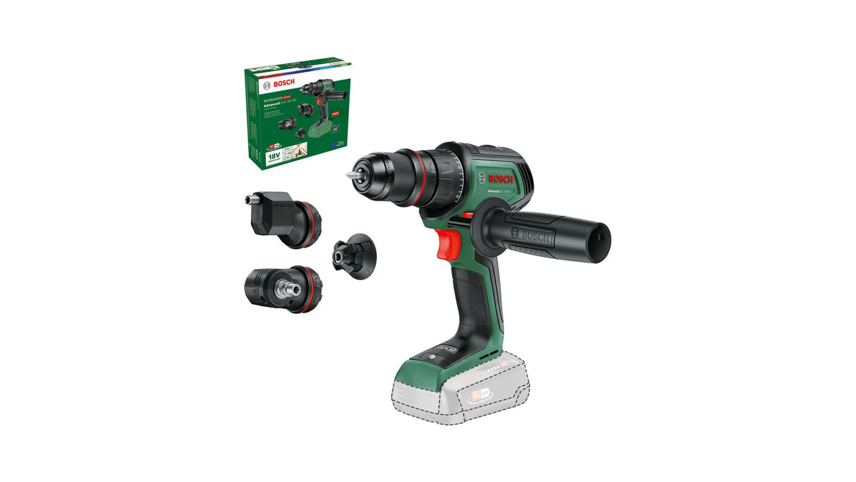 EAN 4053423239843 - Bosch AdvancedDrill 18V-80 QuickSnap 1950 RPM Sin llave 830 g Negro, Verde imagen 3