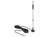 Delock Lte   Gsm   Umts Antenne Sma Stecker 5 Dbi Omnidirektional Mit Magnetischem Standfus Und Anschlusscable Rg-174. 3 M Outdoor