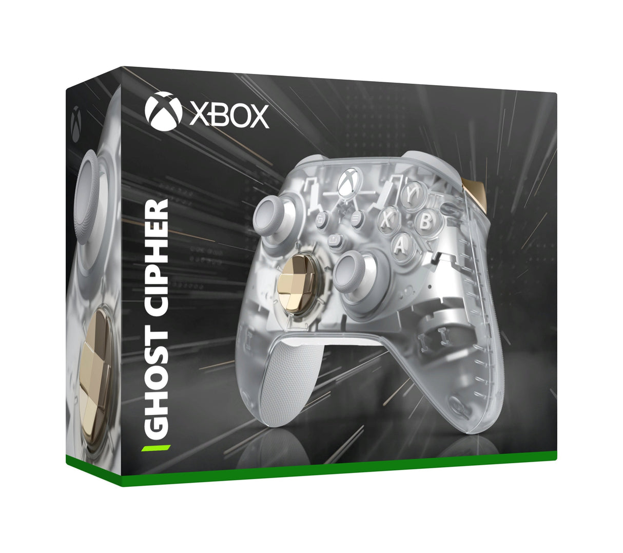 Microsoft Xbox Wl Controller Ghost Cipher Special Edition