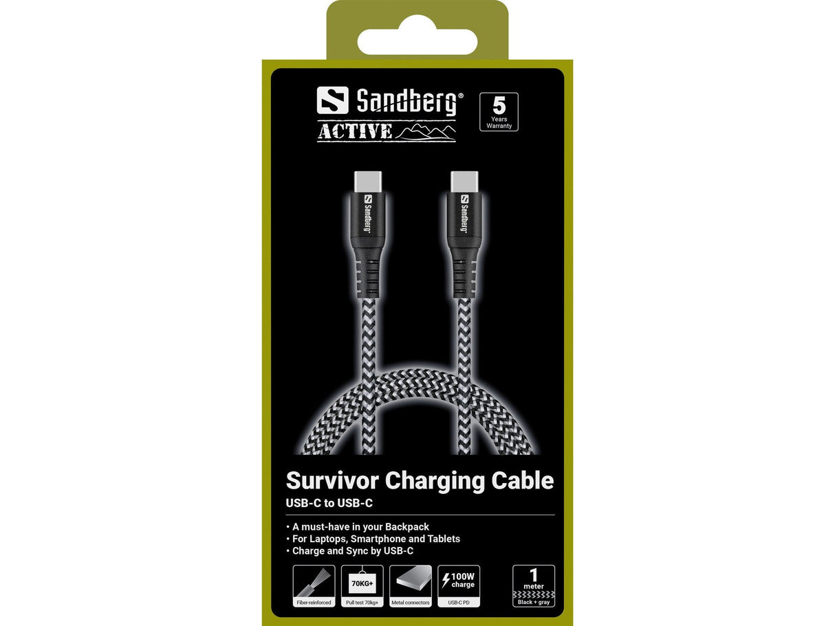 Sandberg Survivor Usb-C- Usb-C Cable 1m