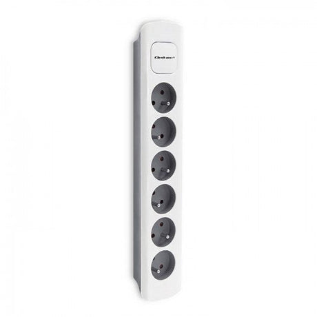 EAN 5901878502977 - Qoltec 50297 base múltiple 1,8 m 6 salidas AC Interior Gris, Blanco imagen 1