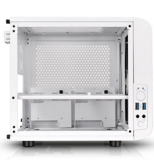 Caja Pc Thermaltake Minitorre Mini Itx Core V1 Blanco Ca-1b8-00s6wn-01