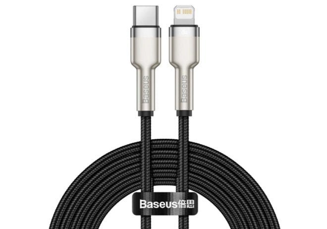 Baseus Type-C - Lightning Cafule Series Metal Data Cable Pd 20w 2m Black (Catljk-B01)