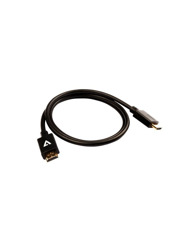 Black Video Cable Hdmi 1m 3.3ft Cabl Hdmi 2.1 M/M
