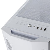 Caja Semitorre E-Atx Lian-Li Lancool Ii Rgb Con Paneles De Cristal (Blanco)