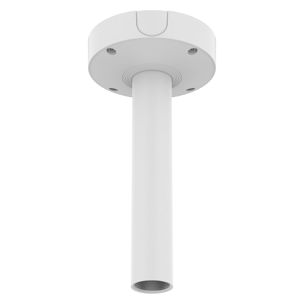 Ceiling Mount, Aluminum,  White, Dimensions