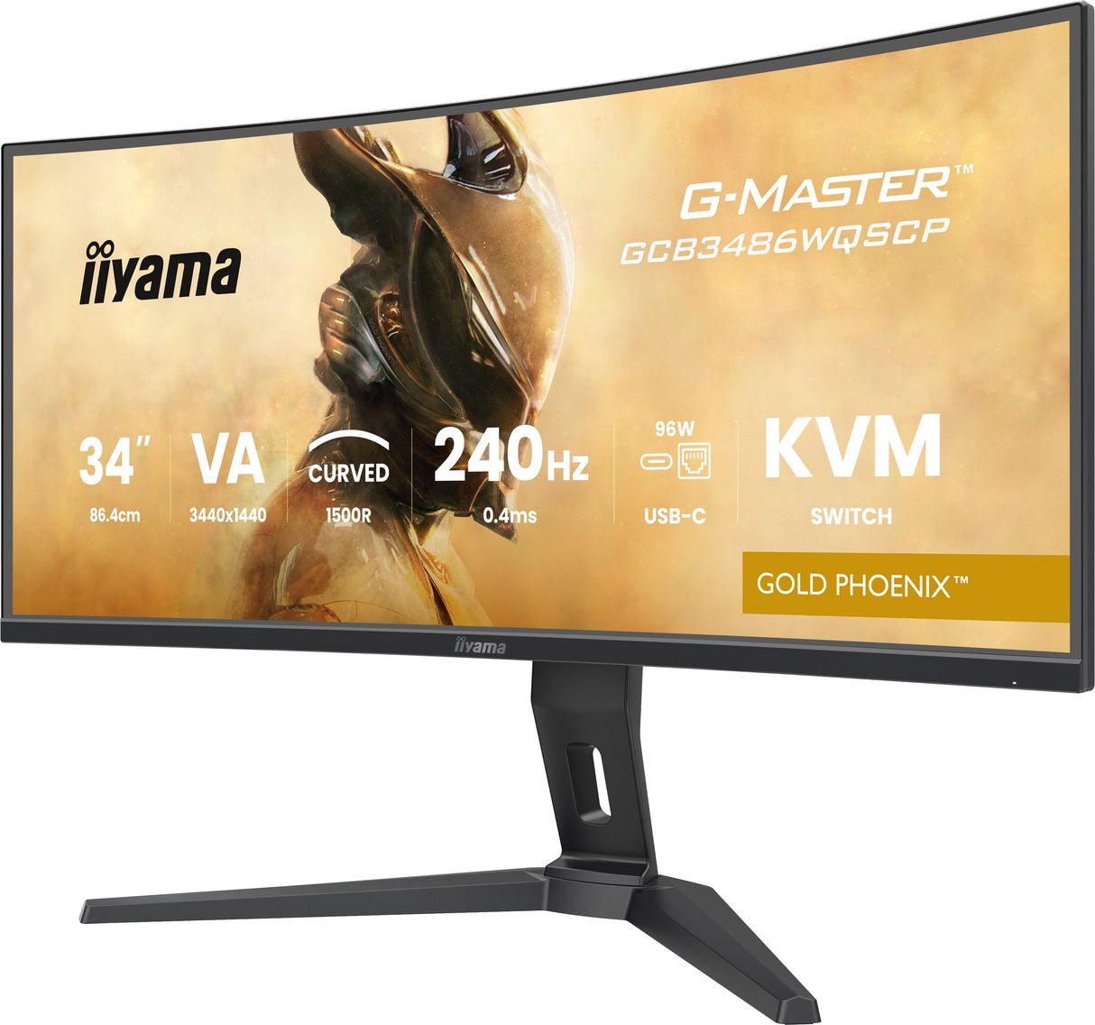 Monitor Gaming 34"  Iiyama Gcb3486wqscp-B1 Negro