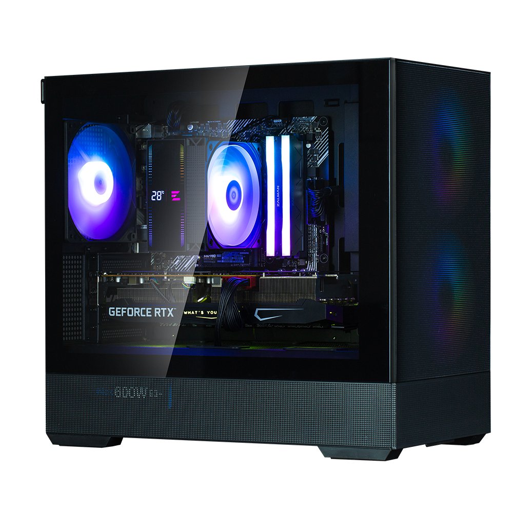 Caja Pc P30air Matx Mini Argb Ventiladoresx3 Negro