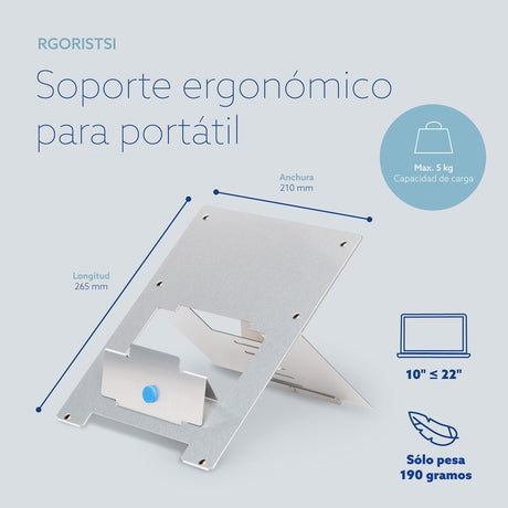 EAN 8719274490517 - R-Go Tools RGORISTSI soporte para ordenador portátil 55,9 cm (22") imagen 11
