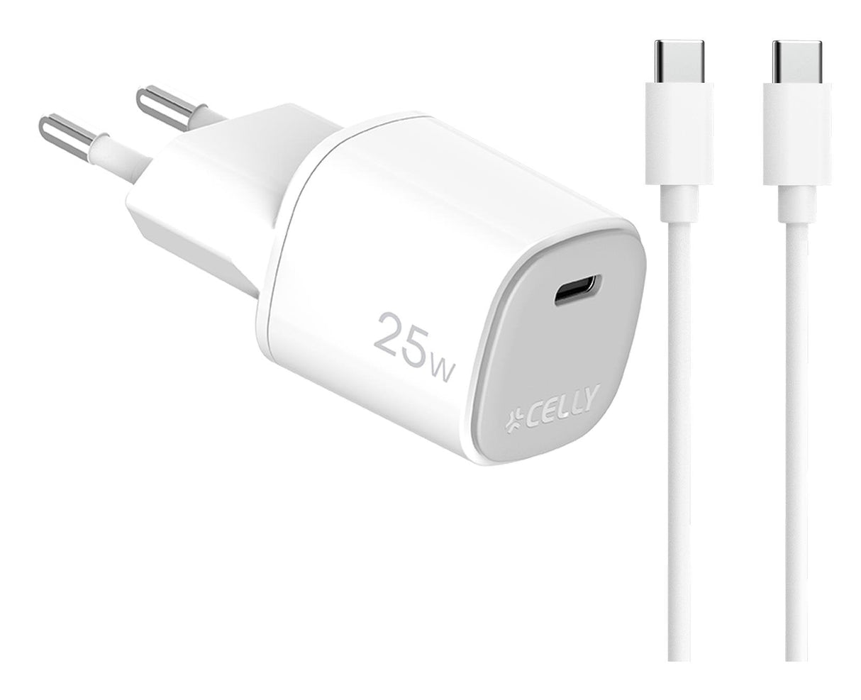 Cargador Gan 1c 25w + C A C Cable