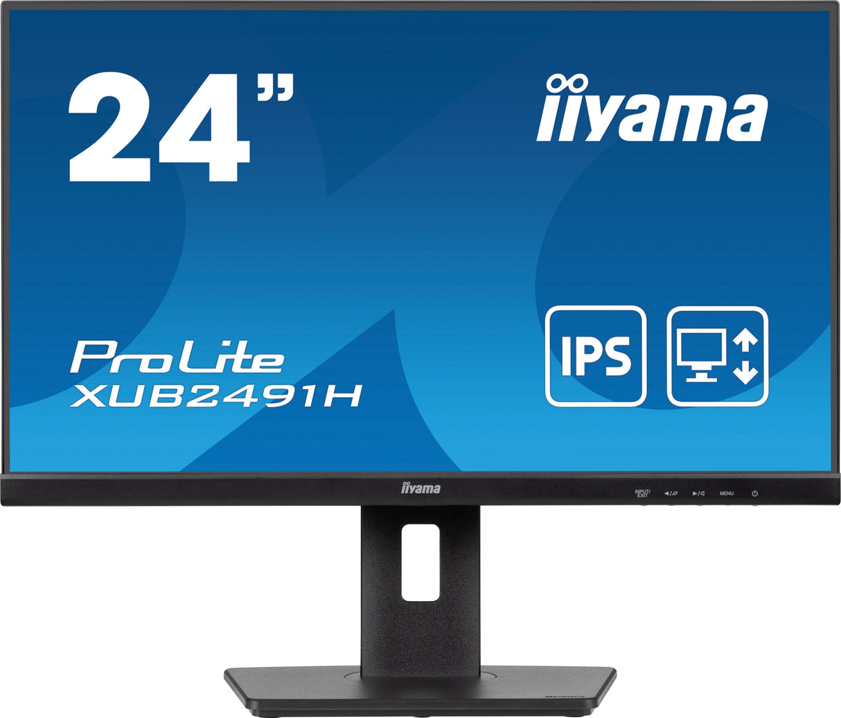 Monitor Iiyama 24", Panel Ips, 100hz, Hdmi, Display Ports. (No Altavoces). Regulable.