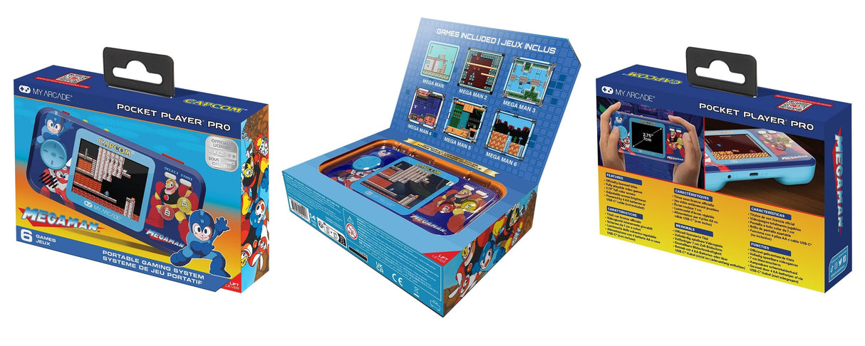 My Arcade Pocket Player Pro Megaman 6 Games Dgunl-4191
