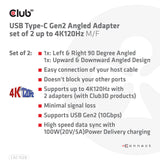 EAN 8719214472146 - CLUB3D CAC-1528 cambiador de género para cable USB C Negro imagen 6