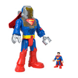 Figura De Juguete Fisher-Price Imaginext Dc Super Friends Superman Insider En Traje Exo   Jct47