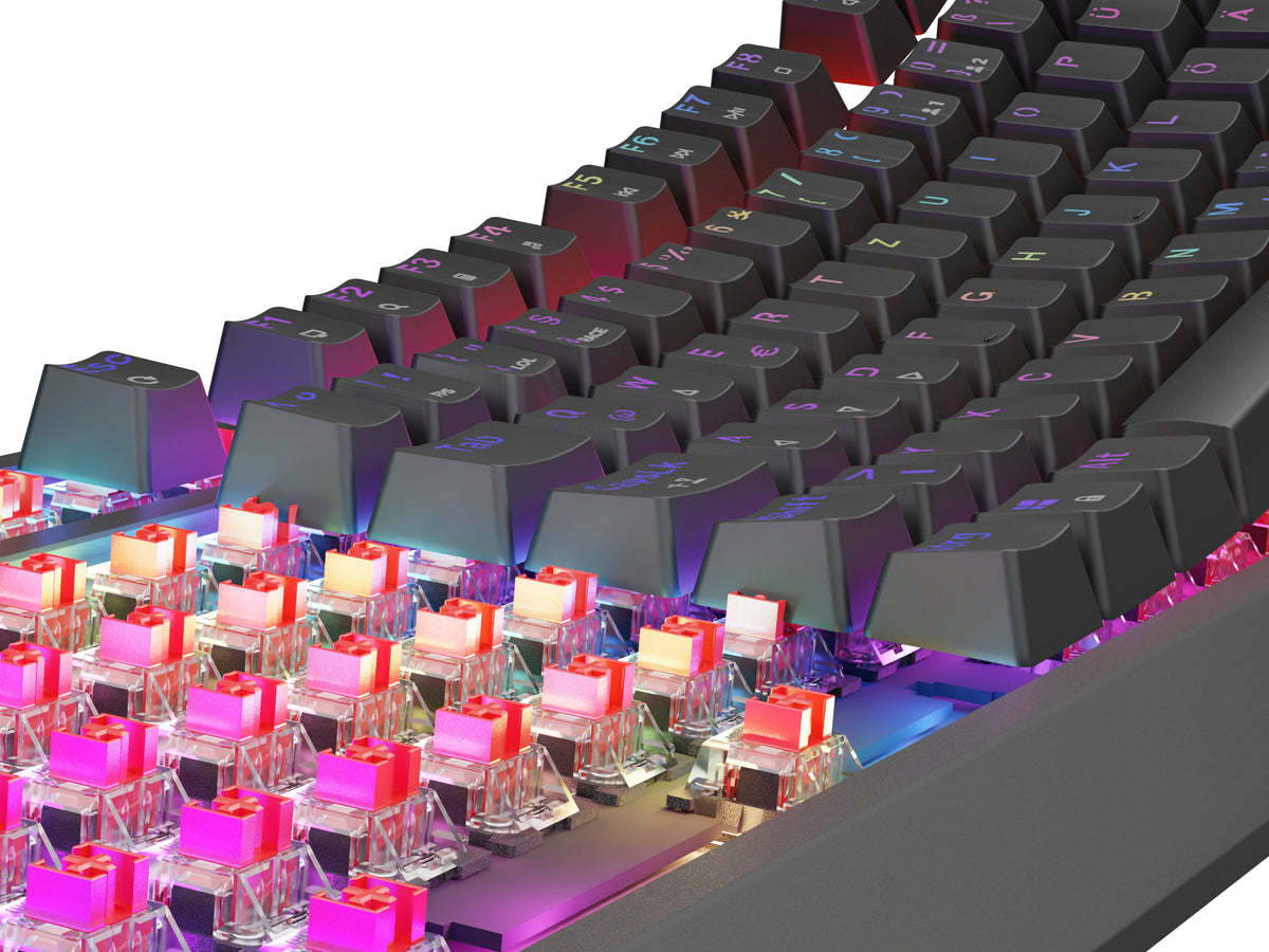 Genesis Gaming Tastatur Thor 230 Tkl Rojo Cablegeb. (De)