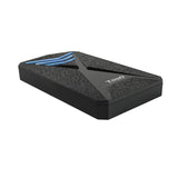 Tooq Carcasa Externa Gaming Hdd/Sdd 2.5" Hasta 9.5mm Sata Usb 3.0/3.1 Gen 1 - Iluminacion Led Azul - Sin Tornillos -