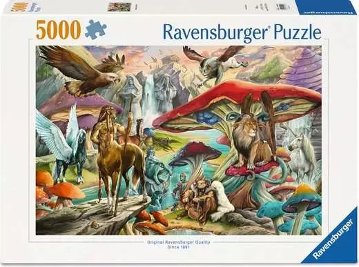 Rompecabezas De Ravensburger - Hongos Y Mitos 5000 Piezas 12001421