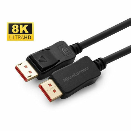 EAN 5704174307587 - Microconnect MC-DP-MMG-050V1.4 cable DisplayPort 0,5 m Negro imagen 1