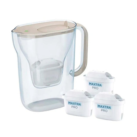 EAN 4006387145088 - Brita Style Essential + 3 Maxtra Pro Pure Performance Filtro de agua para jarra 2,4 L Transparente, Arena imagen 8