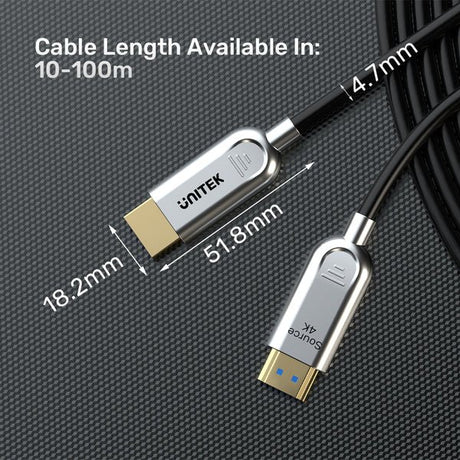 EAN 4894160057839 - UNITEK Fiber Optic 4K 20M cable HDMI HDMI tipo A (Estándar) Gris imagen 12